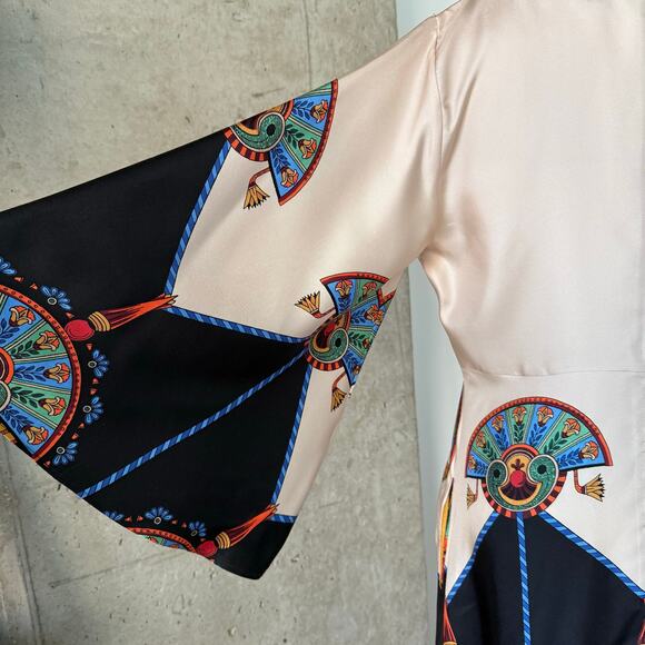 La DoubleJ Aswan Sorella Silk Midi Dress SZ S - Picture 6 of 10